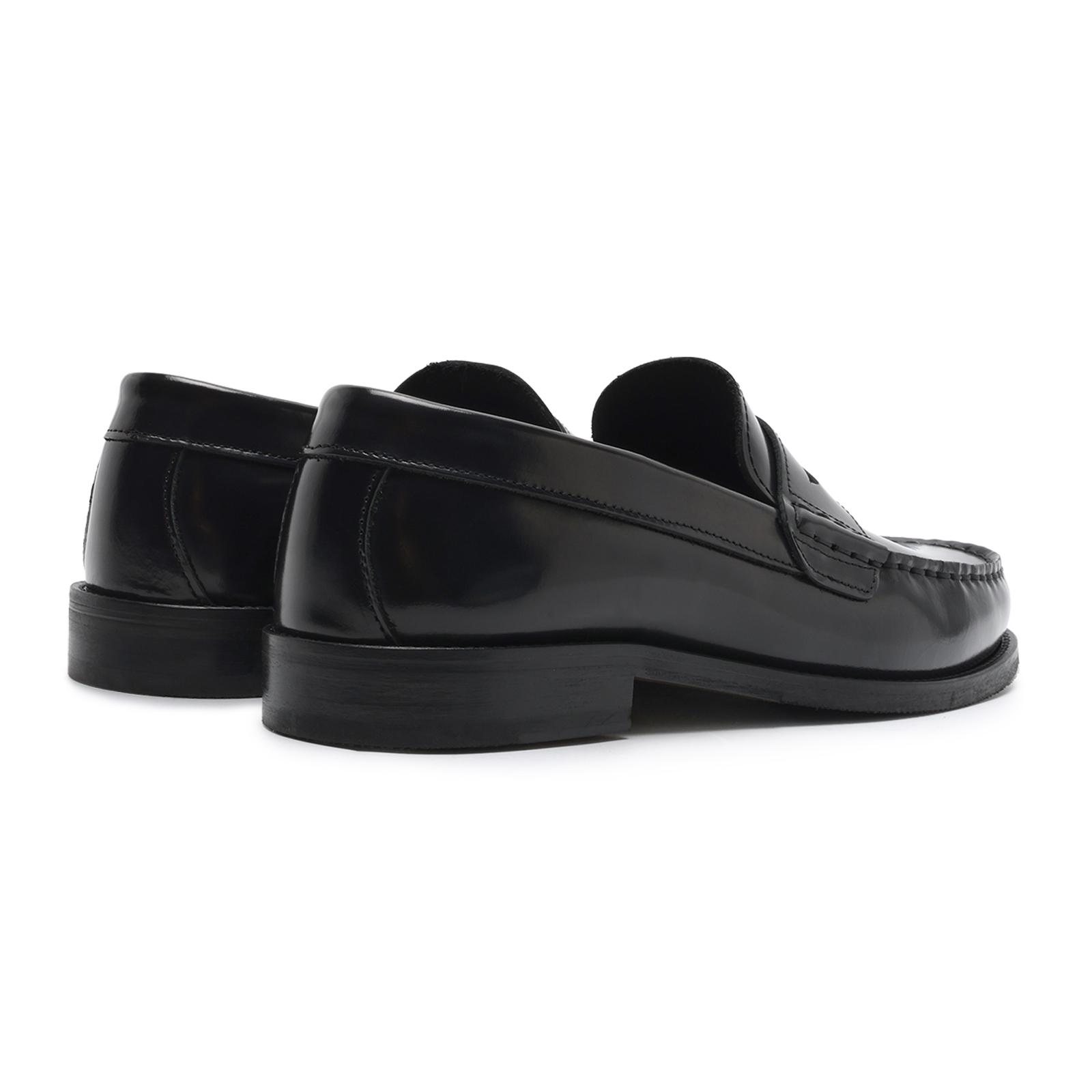 Garment Project Miles Penny Loafer Schuhe Schwarz